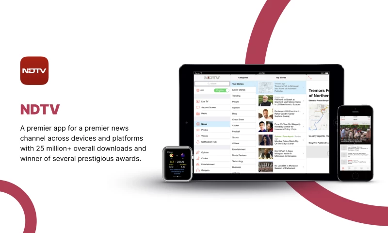 An omni-channel digital experience for NDTV