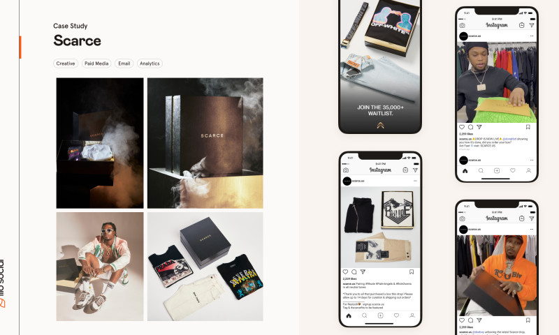 Lilo Social - eCommerce campaigns for Scarce