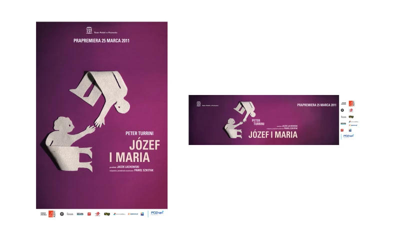 Michal Tadeusz Golanski - Jozef i Maria by Peter Turrini - Theatre Poster