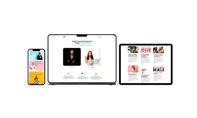 Karts Design - Mood & Read - Web Design