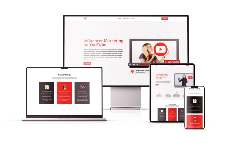 Karts Design - Diamond Influencer - Web Design