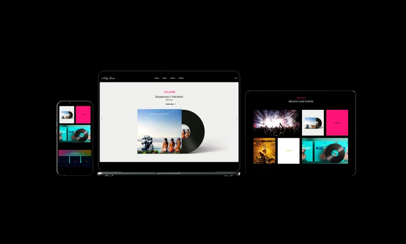 Karts Design - Musician Website