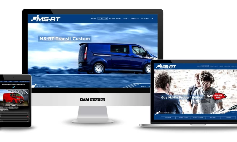 D&M Creative - Ford Motorsport MS-RT Website