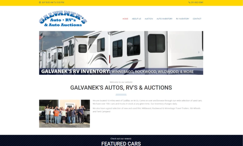CN Digital Solutions - Galvaneks Auto RV & Auto Auctions