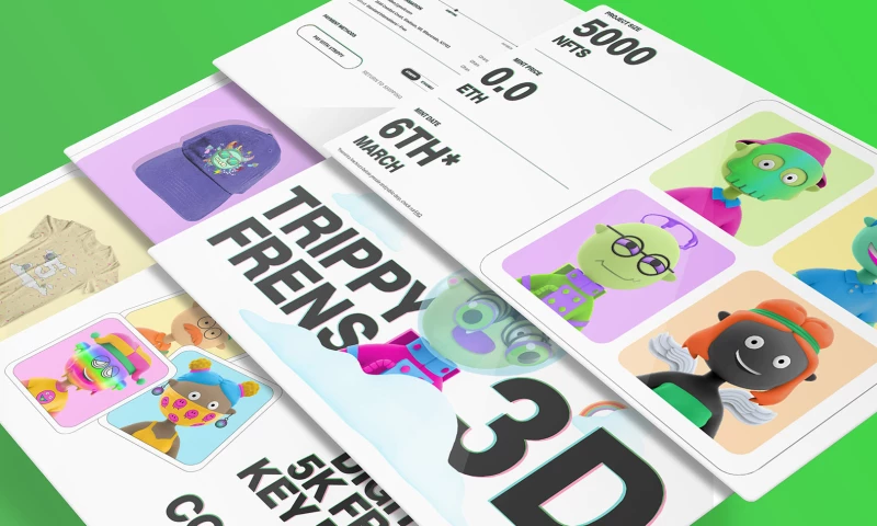 Get Trippy with Frens - Branding & Website Design