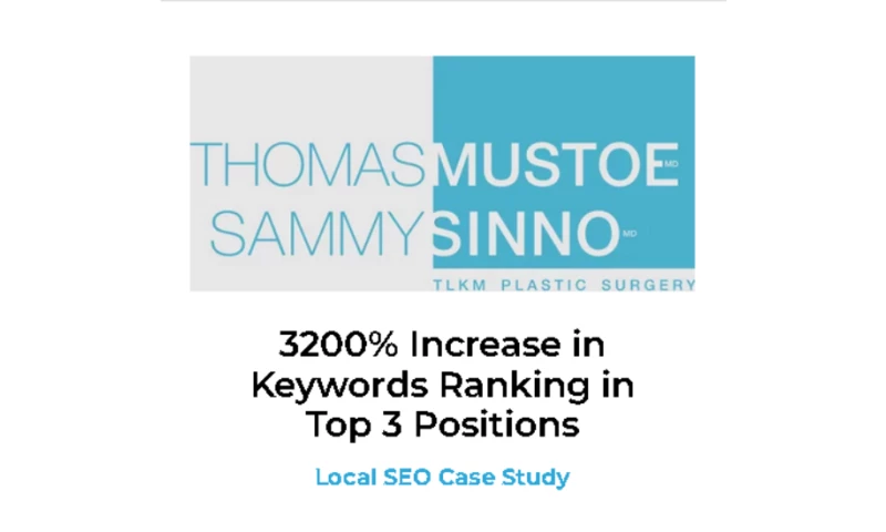 3200% Increase in Keywords Ranking in Top 3 Positions