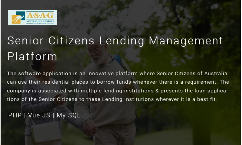 Senior Citizens Lending Management Platform