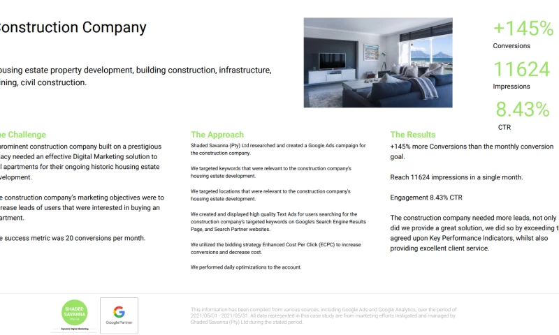 Shaded Savanna - Service Campaign Case Study