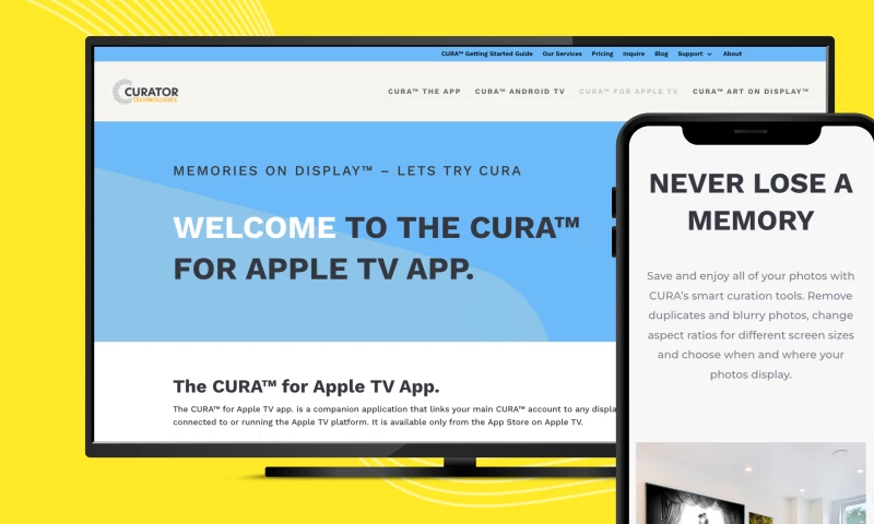 Cura: Android TV And Cloud Display Image Management App