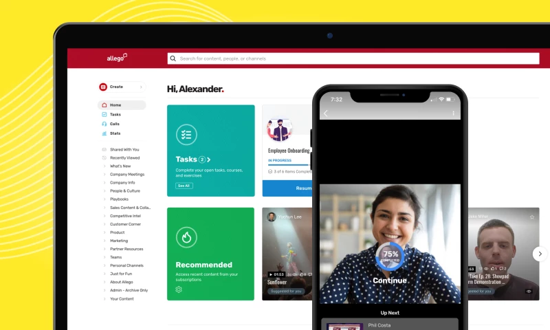 Allego: Mobile Dev Staff Augmentation for Training Solutions FirmMobile Development for E-learning platform