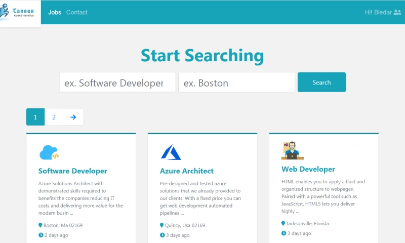 Infocodify - Career Web Application