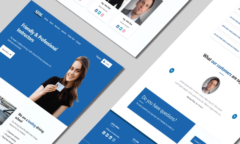 Infocodify - Driving school web app