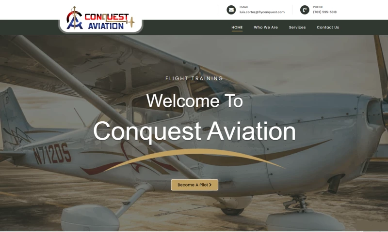 Futuristic Web Studios - Conquest Aviation