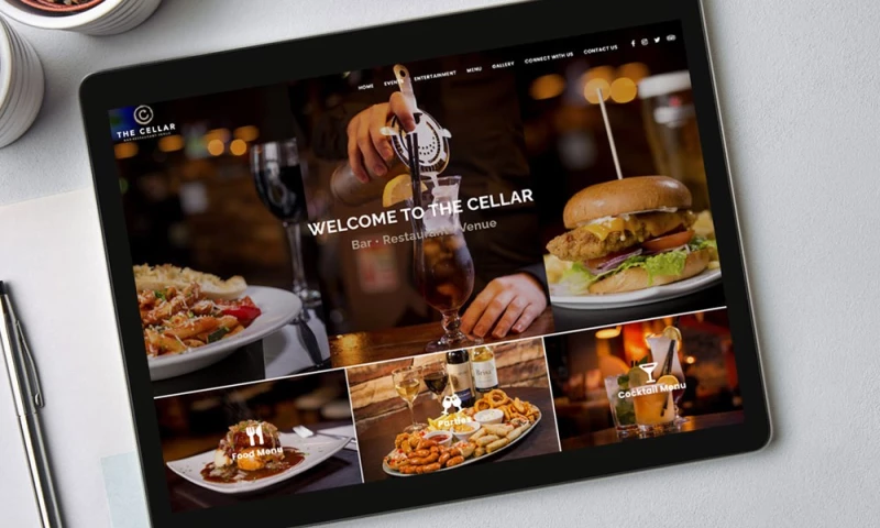Affordable Websites Dublin - The Cellar Bar & Restaurant