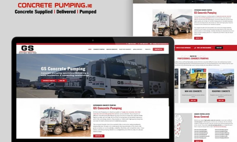 Affordable Websites Dublin - GS Concrete Pumping