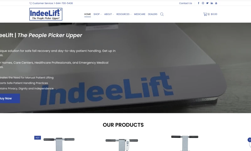 Website Redesign - Medical Device eCommerce