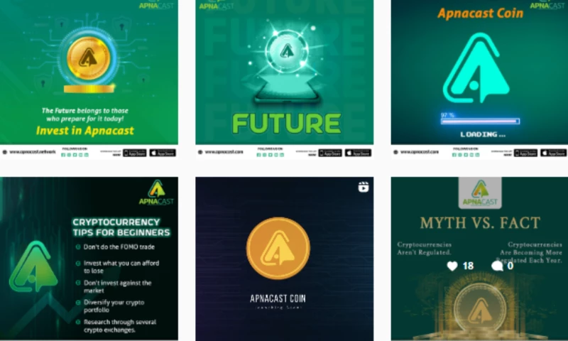 Target 8 Sales - ApnaCast Token - Crypto Marketing