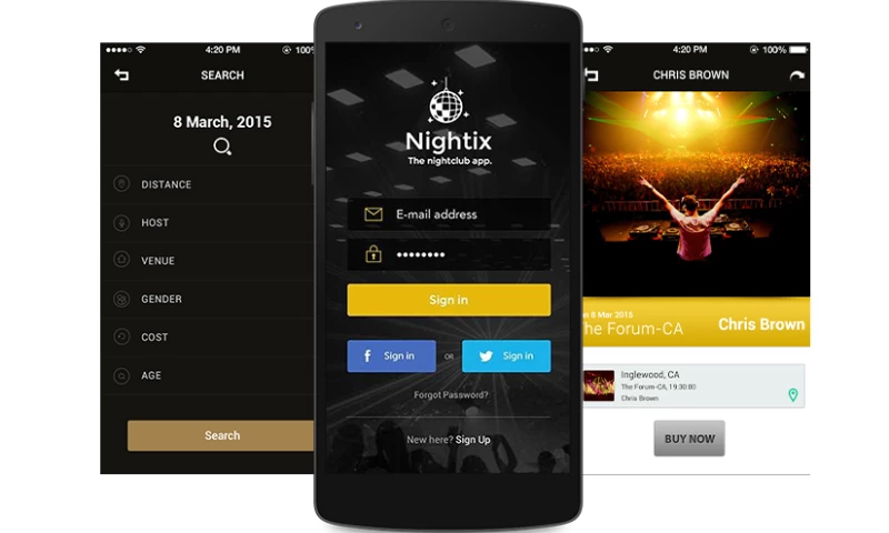 Biz 4Solutions - Nightix The Nightclub App