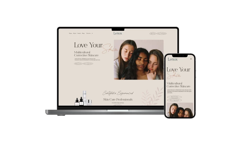 Lenox Skin Care Website