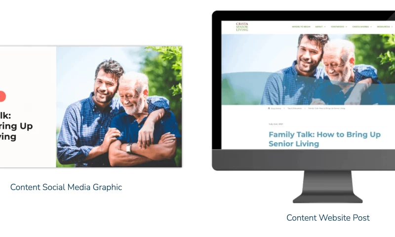 Content Marketing for CRISTA Senior Living
