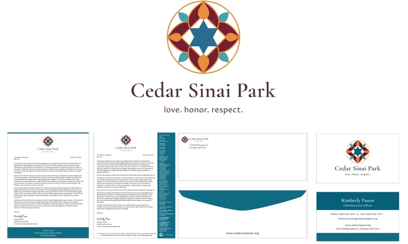 Brand Identity for Cedar Sinai Park Senior Living