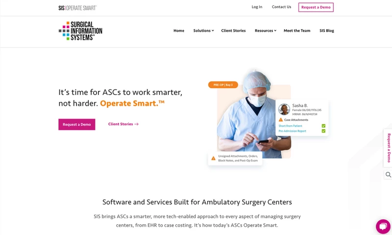 Spot On - Surgical Information Systems Website