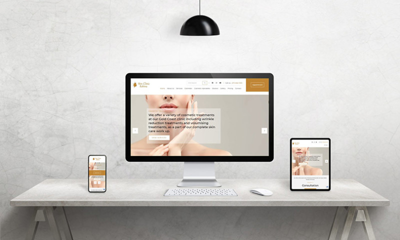 Sunshine Coast Web Design - Skin Clinic Robina