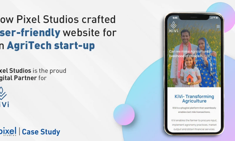 Pixel Studios - How Pixel Studios crafted User-friendly website for an AgriTech start-up