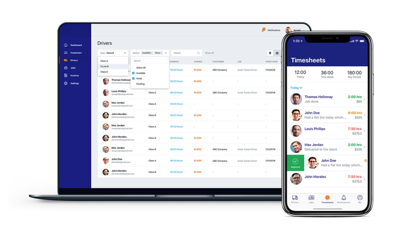 Odyssey Computing - Transport Staffing Mobile Apps