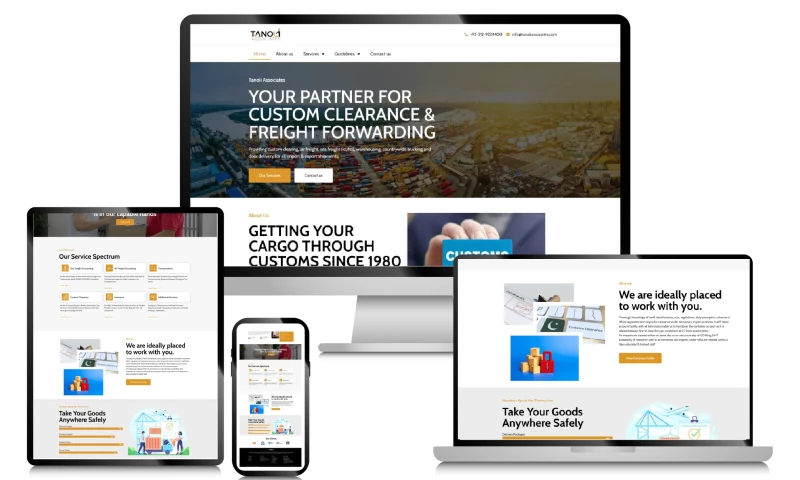 OS Tech Hub - Portfolio Website For Logistics Company