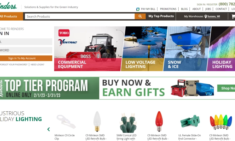 Reinders, Inc. eCommerce SEO