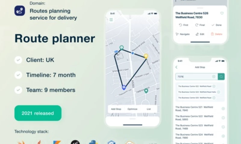 Requestum - Route planner for couriers in UK