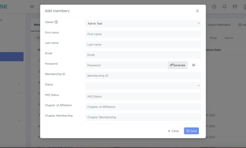 Rise CRM - Membership Management Plugin