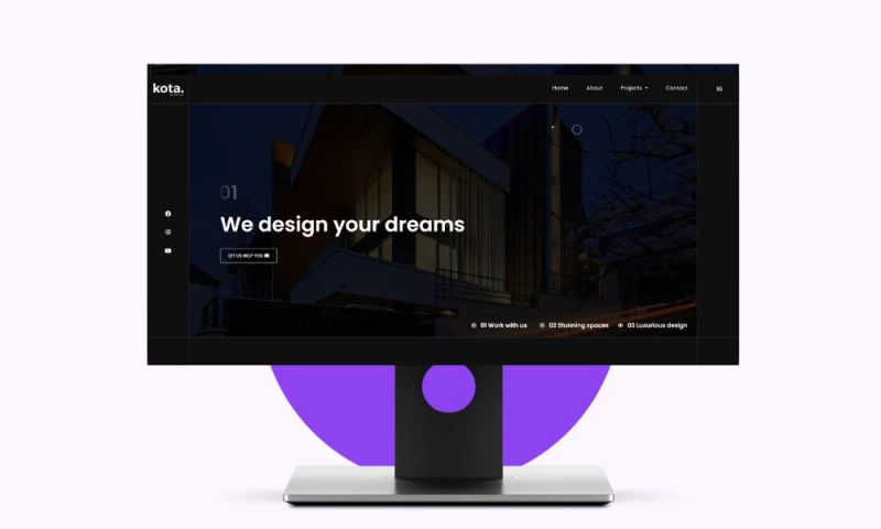 Digismundo - Luxurious web design for architecture firm