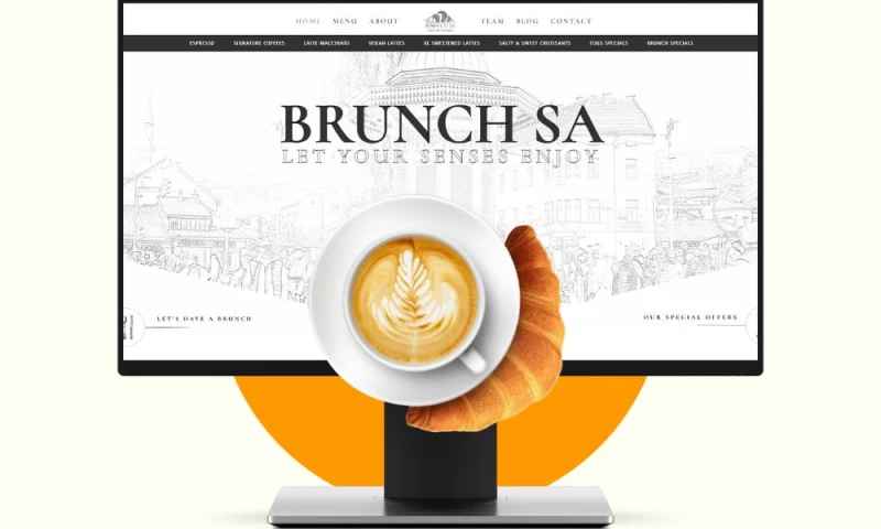 Digismundo - Contemporary Brunch café website