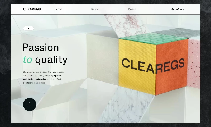 Phenomenon Studio - Website design for Interior Design Studio