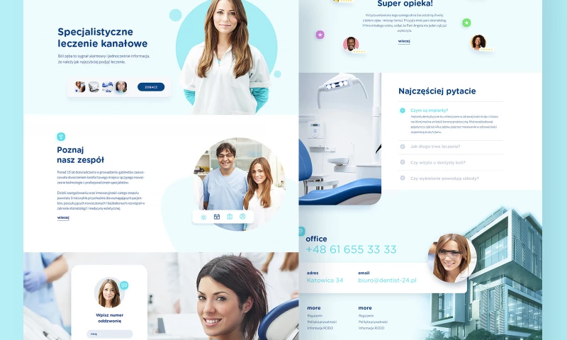 Stuone - Dental24 - Website for polish dental company