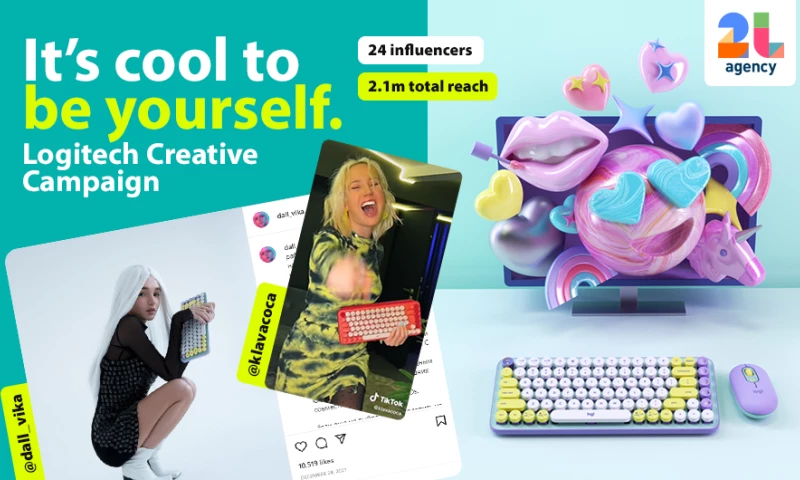 "It's Cool To Be Yourself! Show Your Uniqueness With Logitech Pop" Creative Campaign