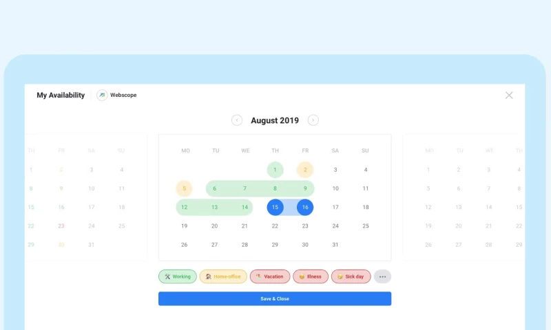 Scrumie - a teamwork overview tool