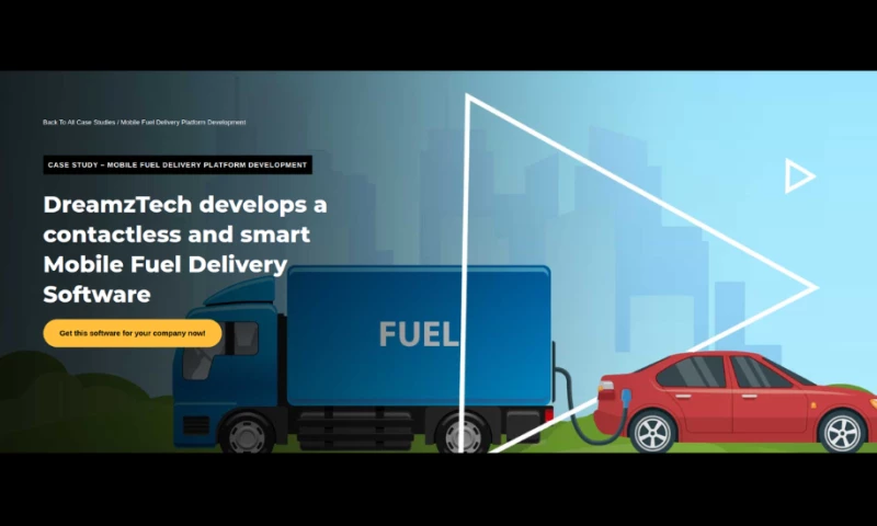 DreamzTech develops a contactless and smart Mobile Fuel Delivery Software