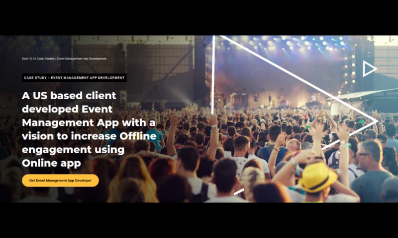 A US based client developed Event Management App with a vision to increase Offline engagement using Online app