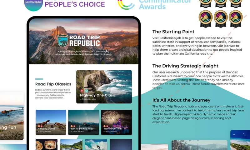 Appnovation - Visit California: Increasing a digital destinations growth organically by 99%