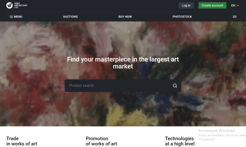 Metawebart - Online auction VeryImportantLot (VIL)