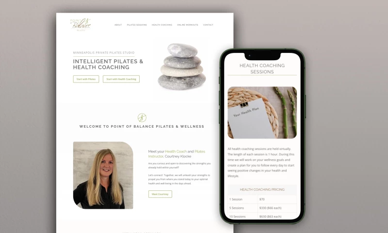 S&V Marketing - Point of Balance Pilates Studio