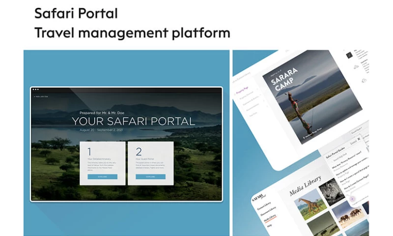 Safari Portal - Itinerary builder