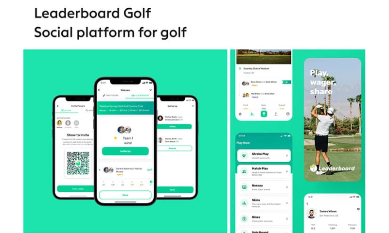 Leaderboard Golf - social network for golf players