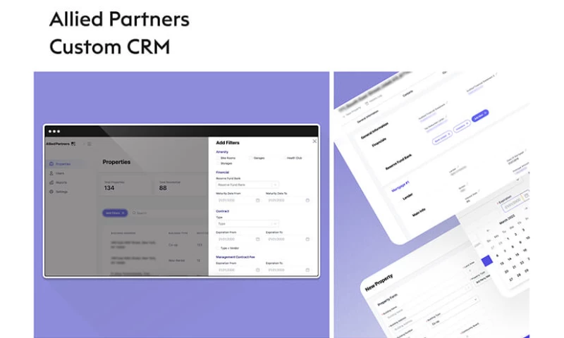 Allied Partners - custom ERP/data management system