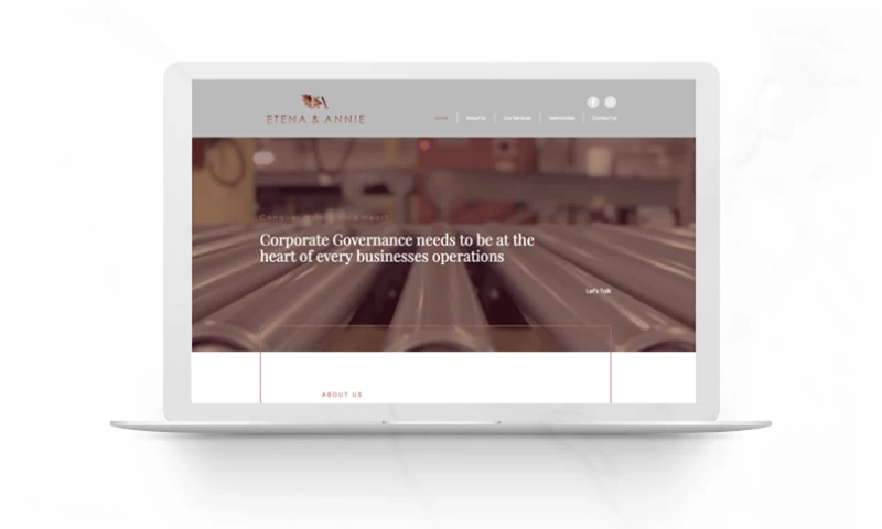 Etena & Annie Branding and Website Design