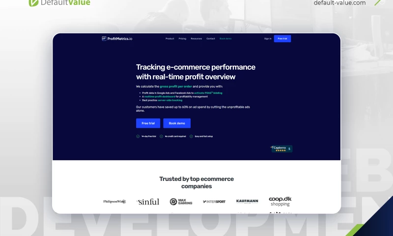 Default Value - Creation of the Magento 1 & 2 integration modul for ProfitMetrics