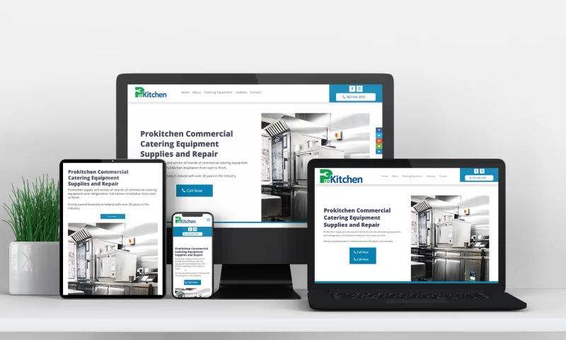 DesignBurst - Website Design for ProKitchen Catering Equipment Company